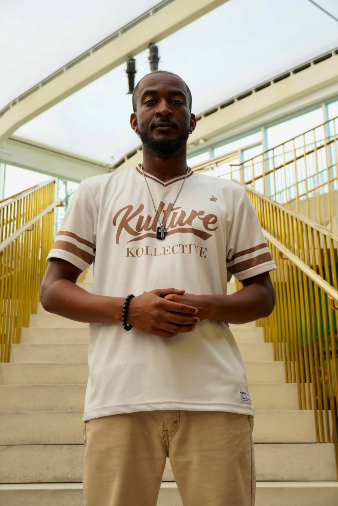 Cream/Brown Kulture Kollective Jersey